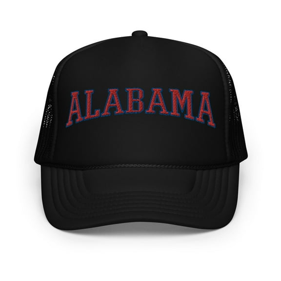 Alabama Foam Trucker Hat (Black)