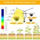 thumbnail image 5 of Luz LED para cultivo de plantas, luz para plantas de espectro completo, temporización + adaptador JAMW Sencillez, 5 of 5
