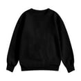 thumbnail image 6 of YOUYEDIAN Sweatshirts for Teen Girls Kids Winter Long Sleeve Pullover Tops Warm Crew Neck Sweatshirt Black 11-12 Years, 6 of 6