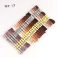 thumbnail image 5 of Gradient Color Collection Mercerized Egyptian Long Fiber Cotton Embroidery Floss 8.75 Yards Skein Cross Stitch 21 Sets Choices, 5 of 5