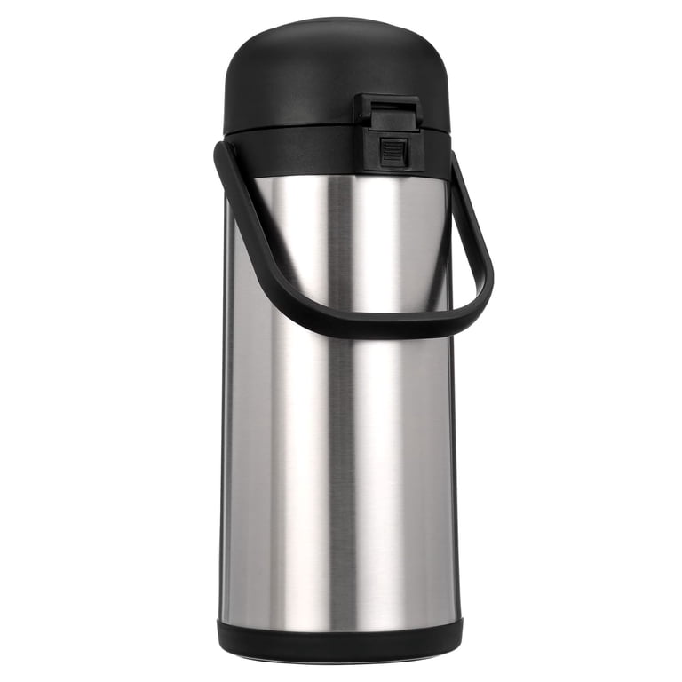 Vondior Thermal Airpot Beverage Urn, Silver, 102 oz photo 5