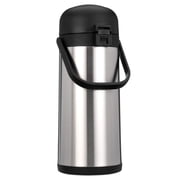 Vondior Thermal Airpot Coffee & Tea Beverage Urn, Silver, Large, 102 oz