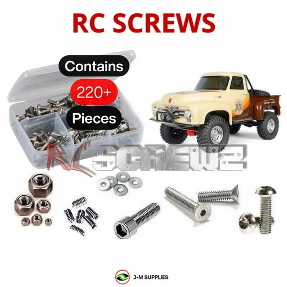 RCScrewZ Stainless Screw Kit axi029 for Axial Racing SCX10 II 1955 Ford AXI03001 RC Car | SET