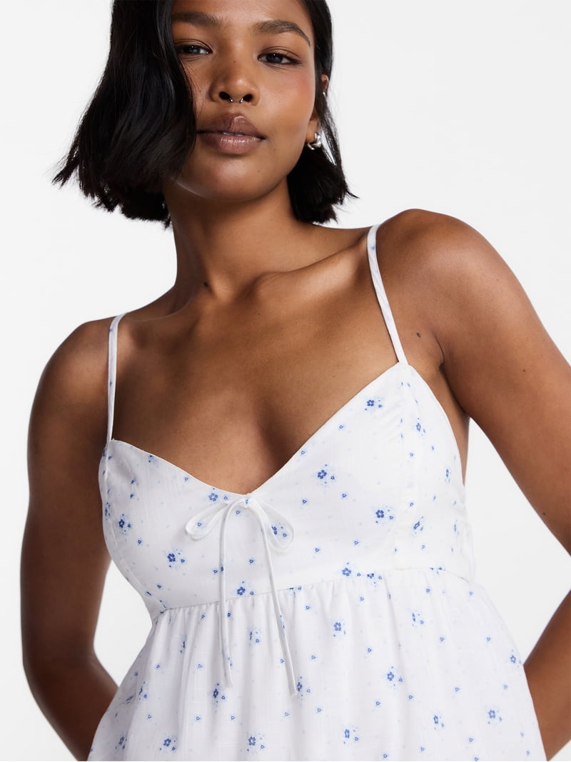 No Boundaries Tiered Trapeze Dress, Women's XXS-XXL - Walmart.com