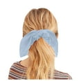 thumbnail image 2 of MSJUHEG Satin Scrunchies,Pearl Hair Tie,Hair Scarf Scrunchies,Pearl Bows,Long Bow,Scrunchie 1pc Holder Ties Hair Ponytail Bunny Satin Hair Ear for Headband G One Size, 2 of 4