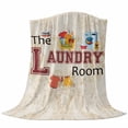 thumbnail image 6 of Laundry Room Blanket Soft Cozy Warm Twin Blanket for Bed, Plush Fuzzy Flannel Fleece Blankets for Sofa, Rustic Farmhouse Washing Machine Clothes Throw Blankets for Couch, Gifts for Men, 60"x80", 6 of 9