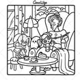 thumbnail image 5 of Libro para colorear Coco Wyo Spooky Cutie para adultos y adolescentes, 5 of 5