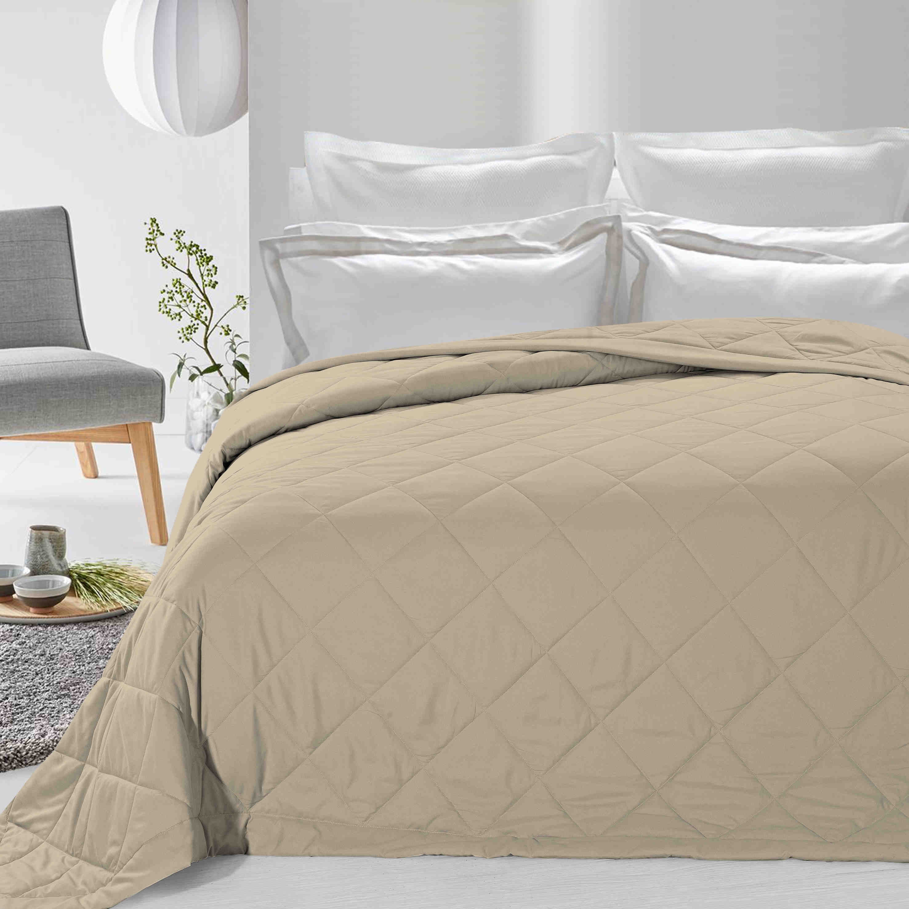 Never Down Alternative Down Blanket Khaki Twin