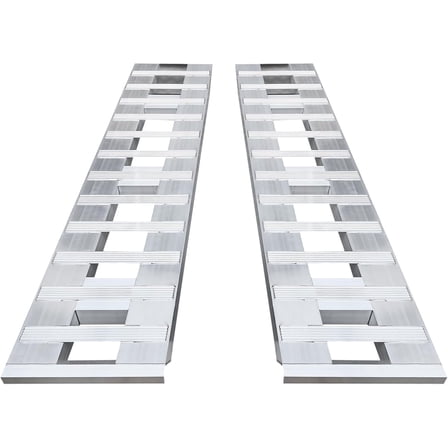 72"X15" Aluminum Truck Car Auto Trailer Ramps 2pcs Trailer Ramps Universal 6800lbs Capacity Loading Ramps for Truck Car Motorcycle