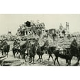 thumbnail image 2 of World War 1. British Troops Passing The Ruins Of The Cathedral Of Albert History (36 x 24), 2 of 2