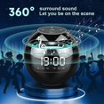 thumbnail image 2 of Réveil Radio avec Doubles Alarmes, Horloge de Chevet Numérique FM avec Fonction Snooze, Affichage LED 4, 2 of 5