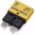 thumbnail image 3 of GFDYREE Disjoncteurs Profil Bas à Réinitialisation Automatique 14V DC 20 Amp, Type 1 Fusible Disjoncteur E37 20A, Lot de 3, 3 of 6