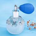 thumbnail image 4 of Botella de perfume YU FENG Glass recargable de 50 ml con atomizador azul, 4 of 6