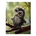 thumbnail image 1 of Pintura de diamante 5D Adorable pájaro cristal punto de cruz DIY bordado de diamantes montado en la pared Scienceny HA6075-00B, 1 of 6