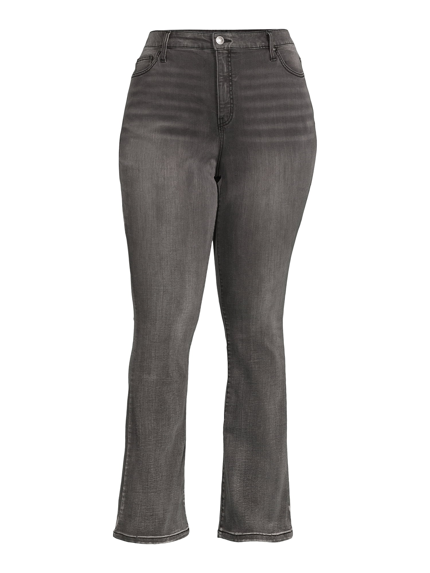 Terra & Sky Women's Plus Size Bootcut Jeans