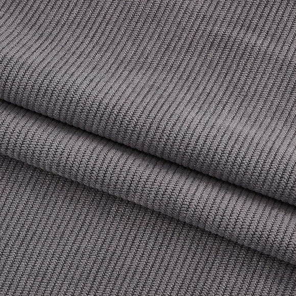 11 Wales Corduroy Fabric 39x59inch DIY Sewing Crafts Materials Corduroy Upholstery Fabric for Sewing Coat Shirt Dress Pants Costume Sofa DIY Gray
