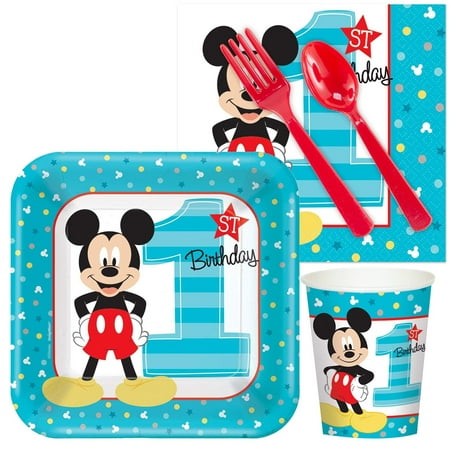 Mickey's 1st Birthday Snack Pack For 16