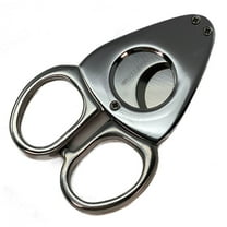 Cigar Boulevard Cigar Cutter Silver Polished Scissor Handles