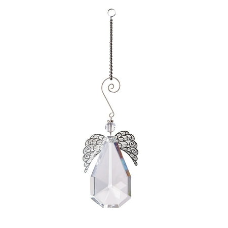 

wendunide room decor home decor Modern Rainbow Crystal Angel Chakra Suncatcher Car Charm Pendant