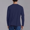 thumbnail image 4 of Men UPF 50+ Long Sleeve Rash Guard Breathable Fishing Shirt Quick Dry Lightweight for Swimming Running, 4 of 7