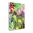 thumbnail image 2 of Tangletown Fine Art 'Mind Reading Zebras' Print on Wrapped Canvas, 2 of 2