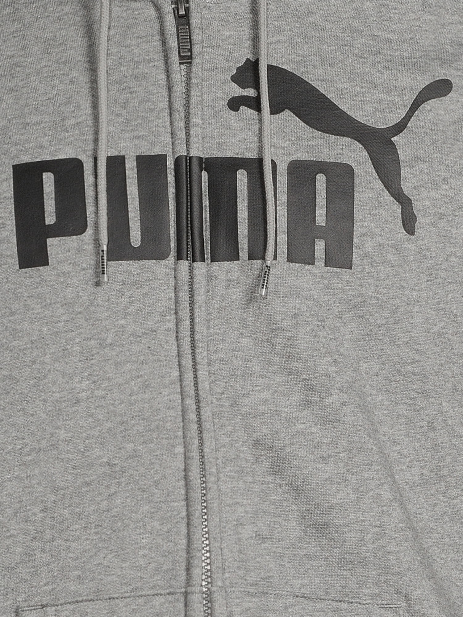 Puma Men s and Big Men s Essential Logo Full Zip Fleece Hoodie Sizes up to XXL