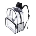 thumbnail image 2 of Clear Mini Beach Backpack - Clear Backpack Stadium Approved 12x12x6 Small Clear Backpack for Women Clear Bag for Concerts Festivals Sports Work, 2 of 7