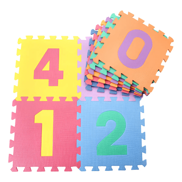 20 Piezas Para Piso Foamy Tapete Didáctico Gateo Bebe Juegos Frutas Malubero Multicolor