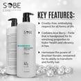thumbnail image 4 of SOBE LUXE - Brazilian Keratin Smoothing Treatment, Blowout Straightening System for Dry and Damaged Hair, 32 Oz, Acai Berry - Forte, Sulfate Free - Eliminates Curls and Frizz, All Hair Types, 4 of 7