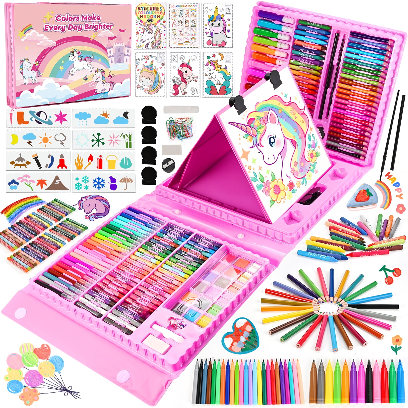 ArtSkills Kids & Teens Creativity Art Box, 80-Piece Multi-Medium