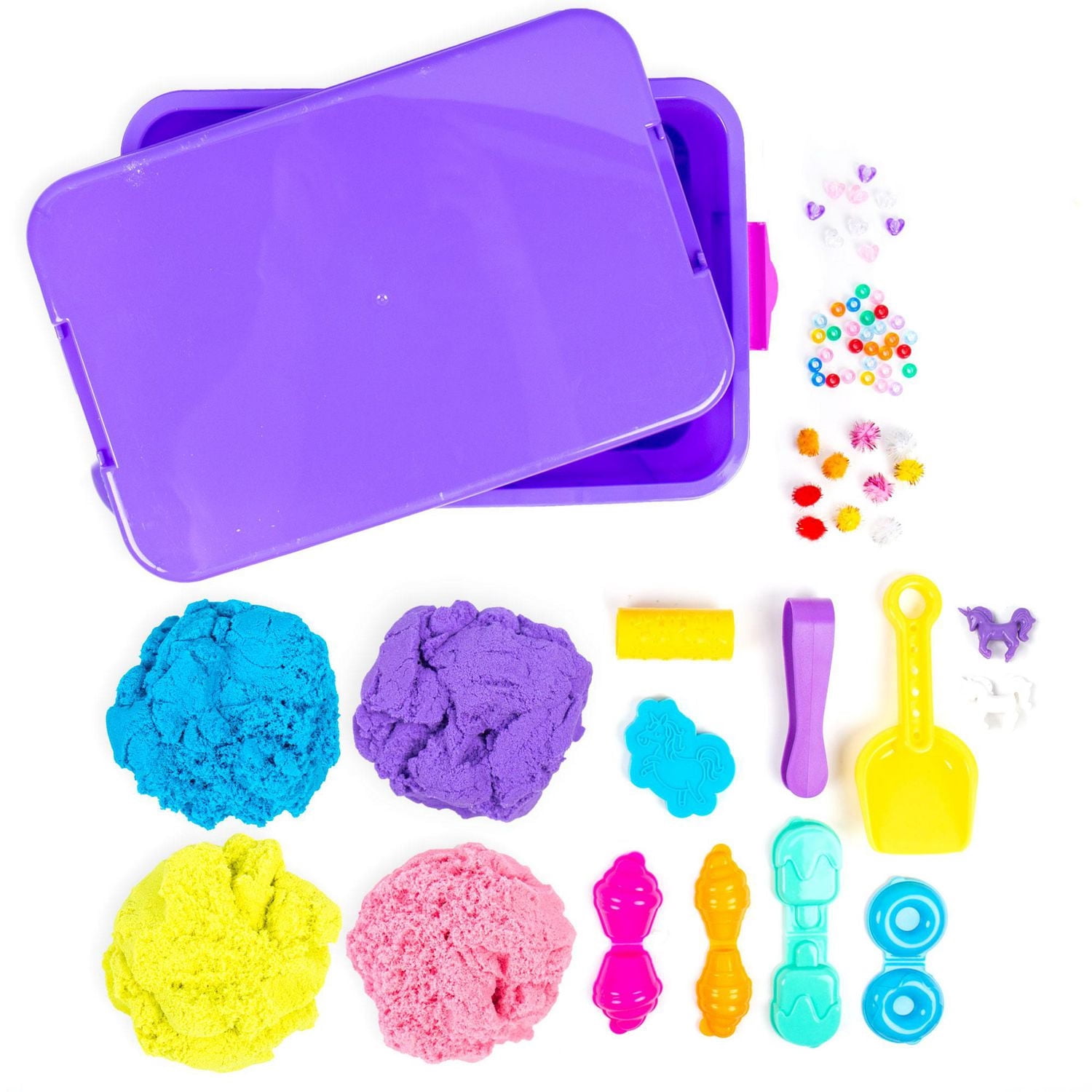 Bac Sensoriel Thème Spatial SUPVOX - Plastique Vert 33,5x22,5x7,5 Cm, Avec Accessoires, Pour Activités Parents-enfants