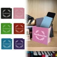 thumbnail image 7 of 3D Printed Bookmarks Organizer Decorative Space Saving Bookmarks Reading Aid Storage Box Home Office Desk Storage Container For Book Lovers Writer, Modern Style, 1Pc, Multicolor(Pink,3.9x1.7x3.9"), 7 of 7