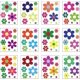 thumbnail image 4 of 96 pegatinas de flores para coche YUANXCMXG Pegatinas de fiesta CON temática hippie de los años 60, 4 of 5
