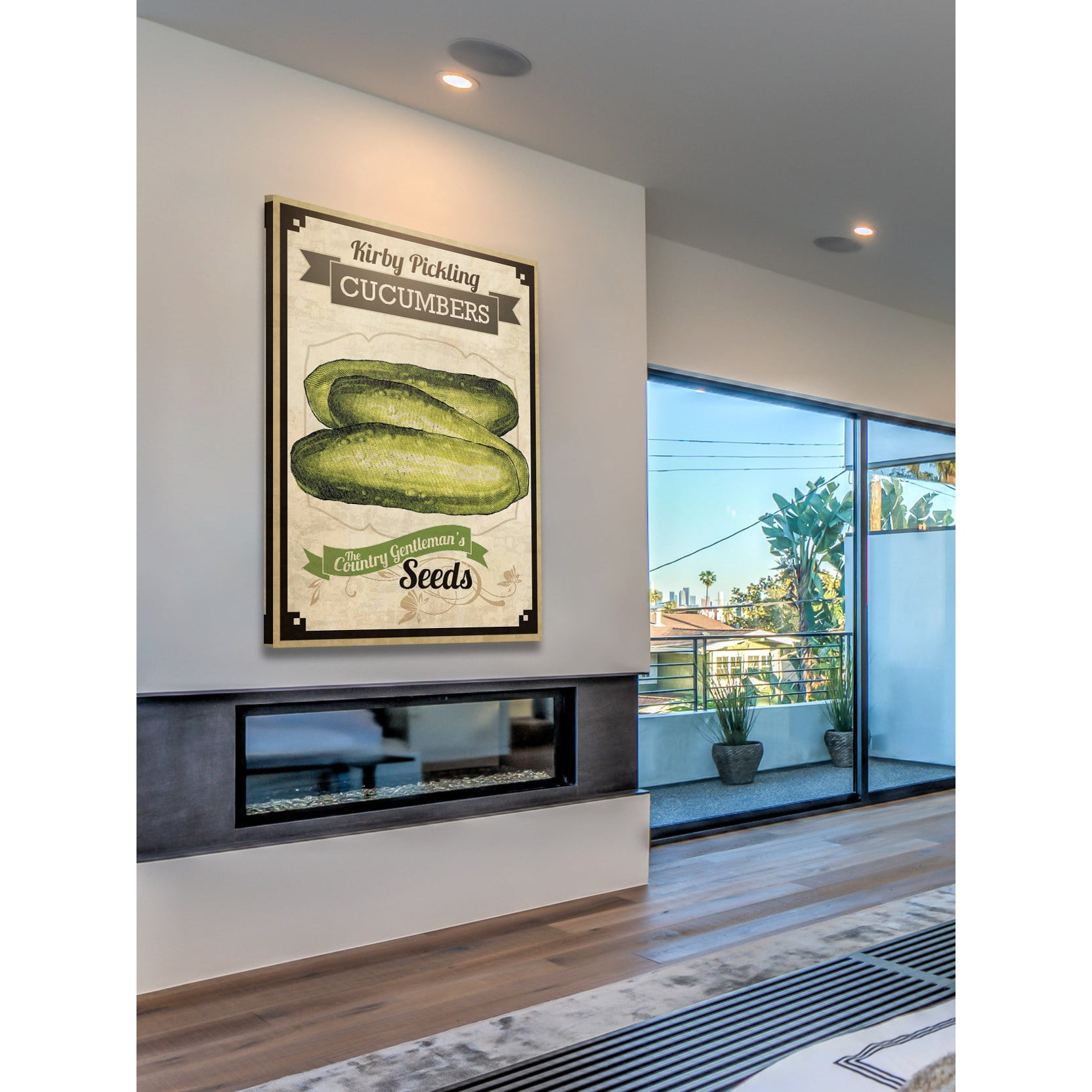 Marmont Hill "Seed Packet Pickle" Painting Print on Canvas
