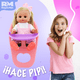 thumbnail image 4 of Muñeca de Juguete para Niñas Rm Regalomex con Silla 10+ Sonidos Accesorios Muñeco Bebé Rosa Grande, 4 of 5