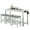 White, variant on Lexicon Connected 4 Piece Wood Counter Height Dining Set in Brownish Gray