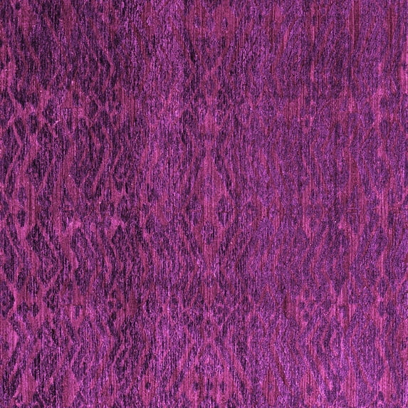 Ahgly Company Indoor Square Abstract Pink Modern Area Rugs, 8' Square