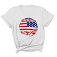 thumbnail image 2 of Busydd Independence Day T Shirts for Man Casual Comfortable Cotton T Shirts Round Neck Short Sleeve Summer Tops American Flag Print Patriotic Tee Shirts, 2 of 5