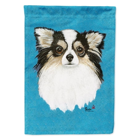 Carolines Treasures MH1029CHF Chihuahua Blue Portrait House Flag House Size multicolor