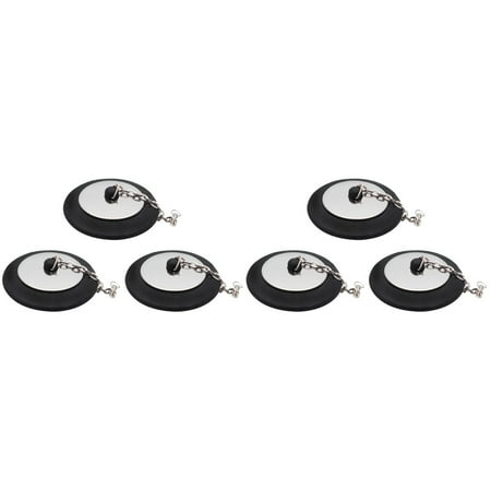 

Bestonzon 6 pcs Rubber Choke Bathtub Drain Stoppers with Chain Bath Plug Drain Tub Stoppers