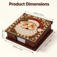 thumbnail image 2 of 2-in-1 Santa Rhinestone Pearl Diamond Painting Box, DIY Crystal Gem Art Jewelry Box & Sticky Note Dispenser, Christmas Gift, 2 of 6