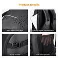 thumbnail image 2 of K&F CONCEPT Camera Backpack 25L Large Capacity Camera Bag for Photographers with Raincover Camera Case with 15.6" Laptop Compartment (Black), 2 of 7