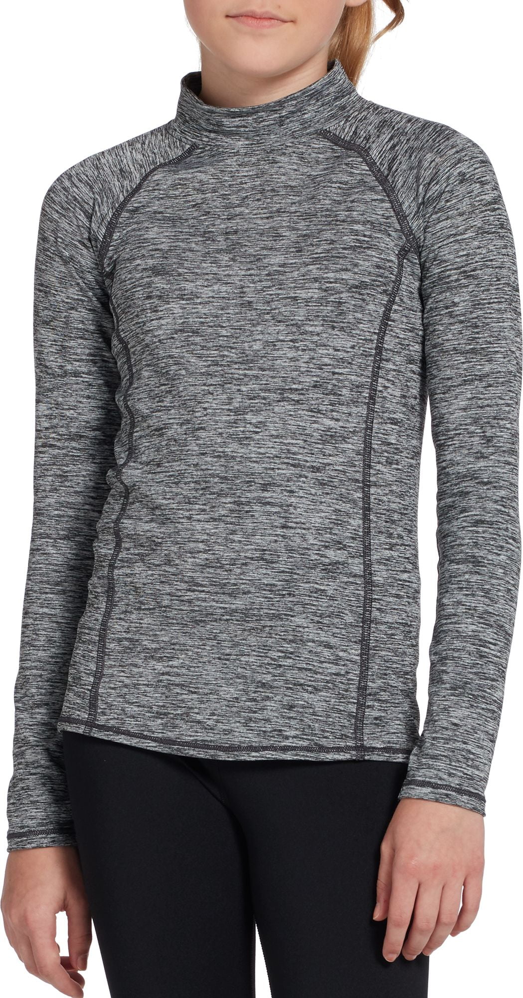 Download DSG Girls' Cold Weather Compression Mock Neck Long Sleeve ...