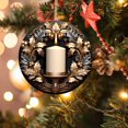thumbnail image 1 of XUNRYAN - Colgante navideño con bendición de nacimiento, visión estereoscópica, 3,14 pulgadas, acrílico, para colgar en el árbol del coche, 1 of 6