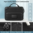 thumbnail image 4 of Fintie 11.6 Inch Chromebook Sleeve Case, Protective Briefcase School Shoulder Bag for Macbook Neo Lenovo Samsung Microsoft ASUS Dell Acer HP Laptop Notebook, Black, 4 of 7