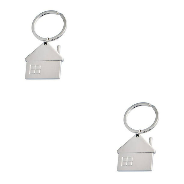 Llaveros colgantes en forma de casa pequeña Minnieouse Metal
