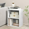 thumbnail image 6 of CHAUKY Bookshelf and Bookcase 2-Layer Storage Shelf, W/Large-Capacity Open Storage Space, MDF P2 Veneer, for Living Room Bedroom Study Office Multi-Functional Furniture Display Cabinet (White, 2pcs), 6 of 14