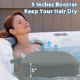 thumbnail image 3 of Hot Tub Booster Seat for Adults, 5 Inch Thick Supportive Cushion with Non-Slip Bottom, Weighted for Quick Sink Without Float, Spa, 3 of 7