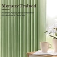 thumbnail image 6 of Nalqet 40*84 inch 2 Panels Pinch Pleated Linen Curtains for Home, Blackout Heat Blocking Window Curtains for Bedroom,Living room,Office,Sage Green, 6 of 9