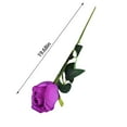 thumbnail image 3 of Artificial Roses, Ongmies Roses Artificial Flowers Artificial Roses Silk Flowers with Stems for Home Wedding Hotel Centerpiece Decor, Purple, 3 of 7